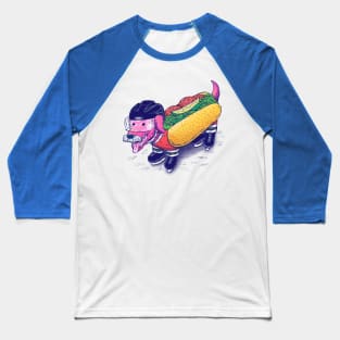 Chicago Hockey Dog Baseball T-Shirt